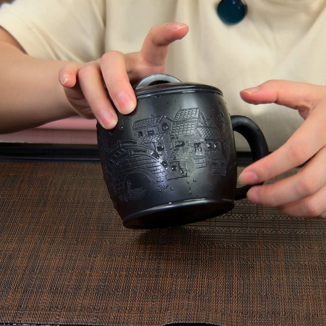 茶杯紫砂高货放漏