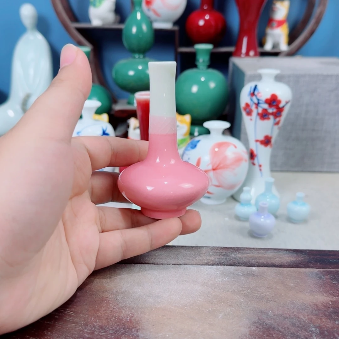 陶瓷手工小花器摆件
