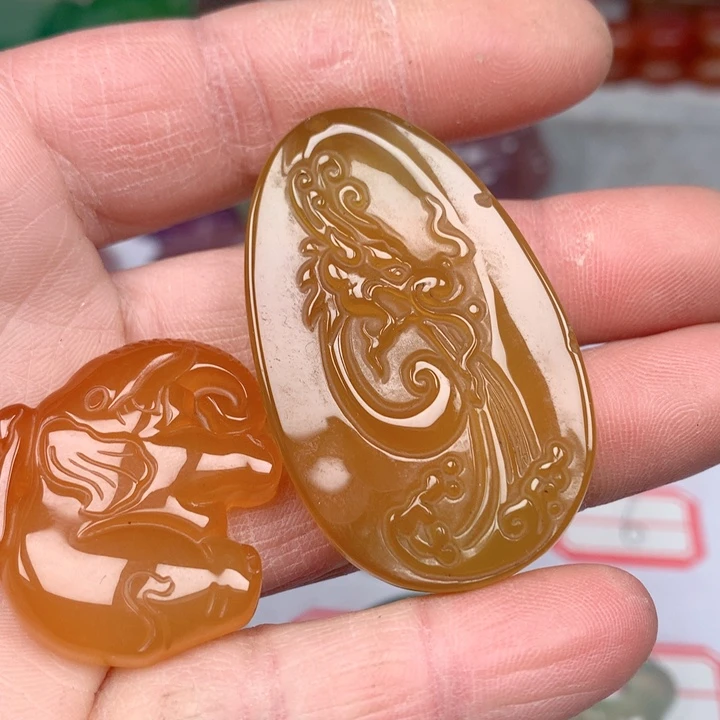 玛瑙/玉髓颈饰未镶嵌荨***薰