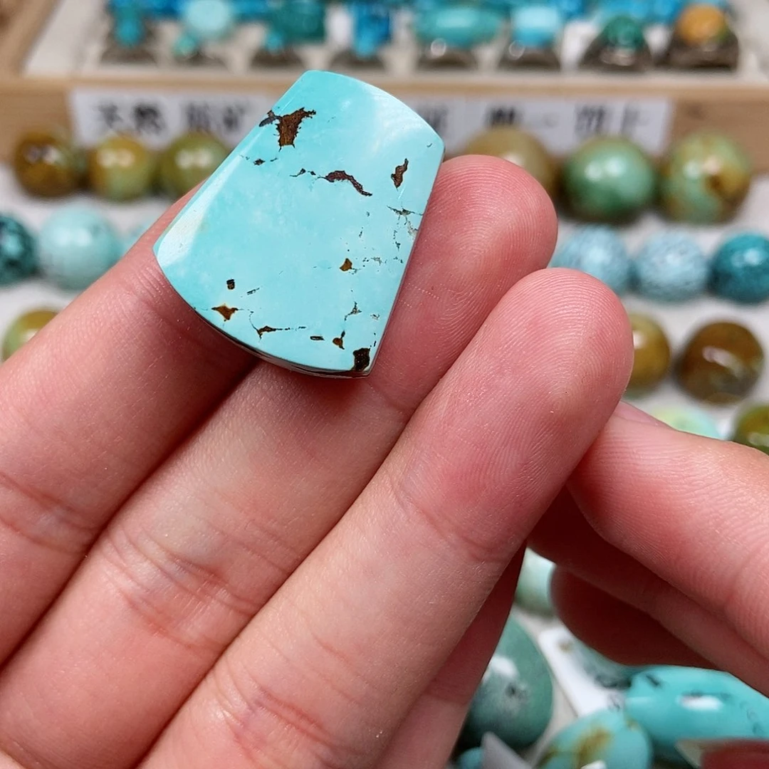 未镶嵌绿松石珠宝半成品