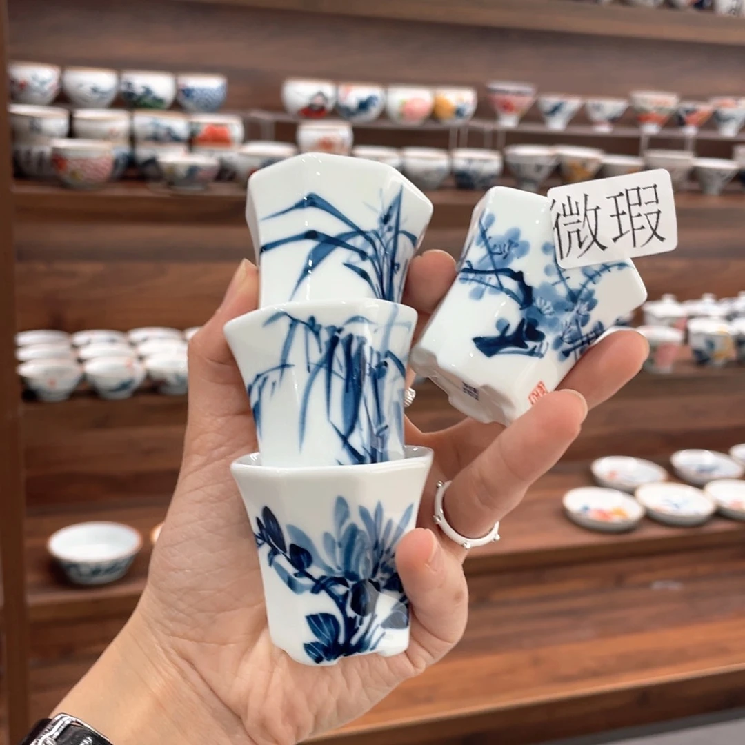 微瑕釉下彩纯手绘