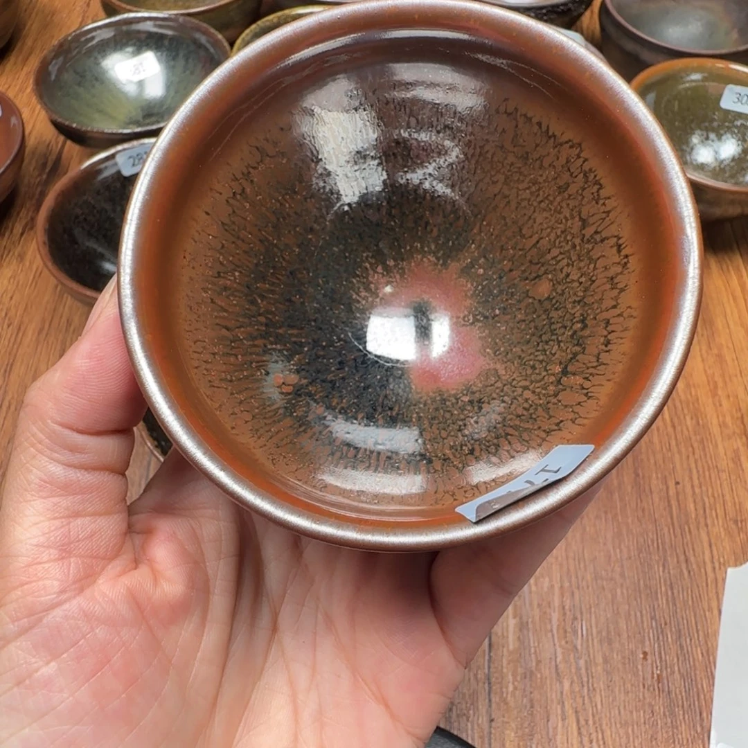 柴烧建盏茶盏茶杯177