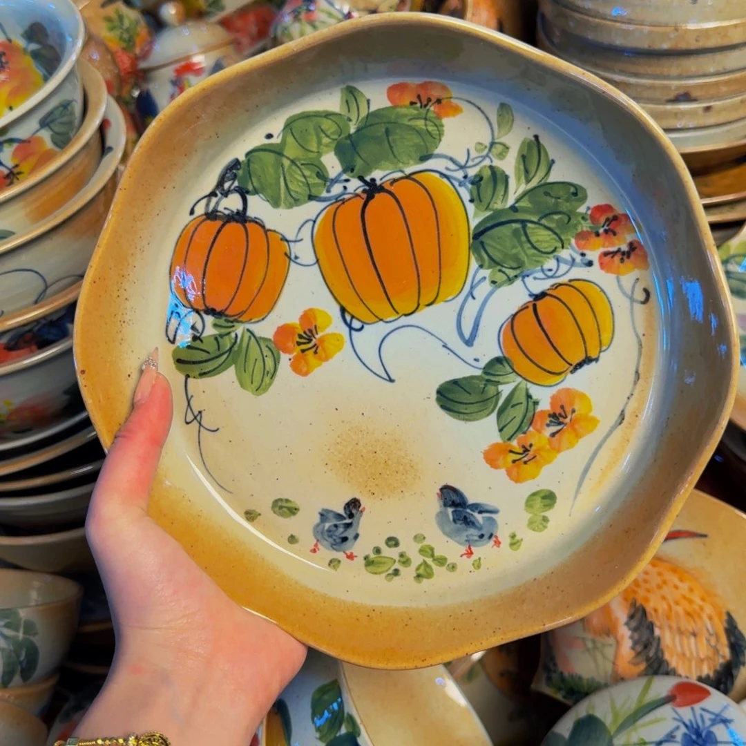 瓷片景德镇陶瓷手工手绘