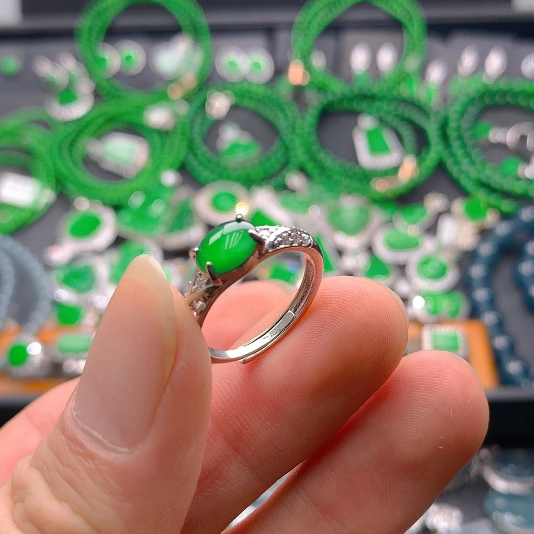 未镶嵌手链翡翠翡翠