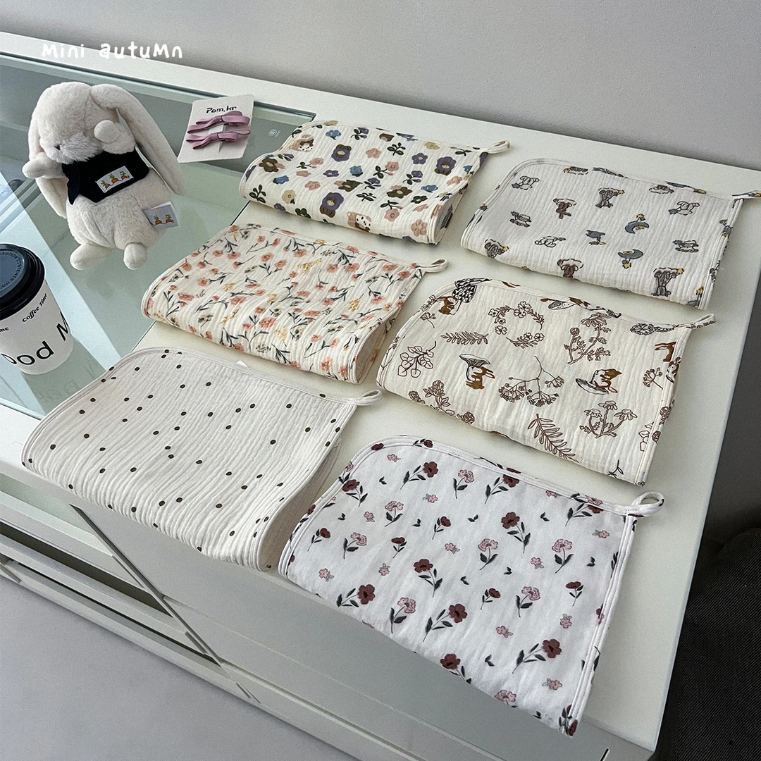 现货「MINI AUTUMN」【宝宝专属】儿童全棉皱布毛巾幼儿擦脸巾XX078