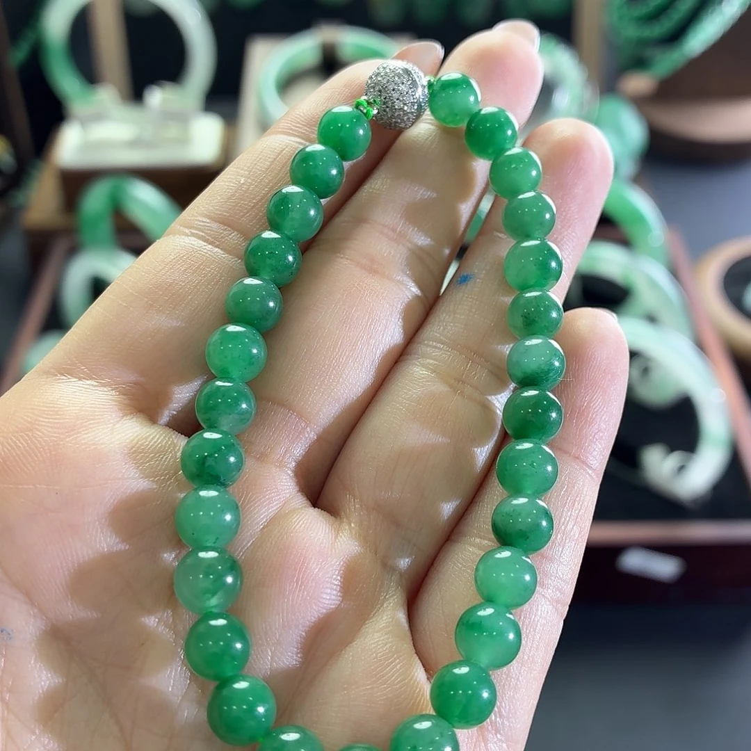 石英质玉未镶嵌手链