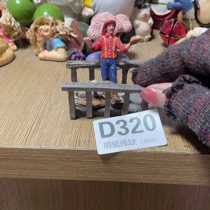 雪***儿摆件孤品老货微瑕瓷