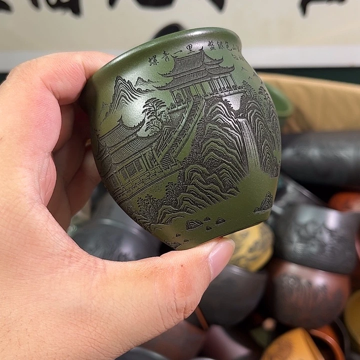 茶杯紫砂全手工紫砂主人杯