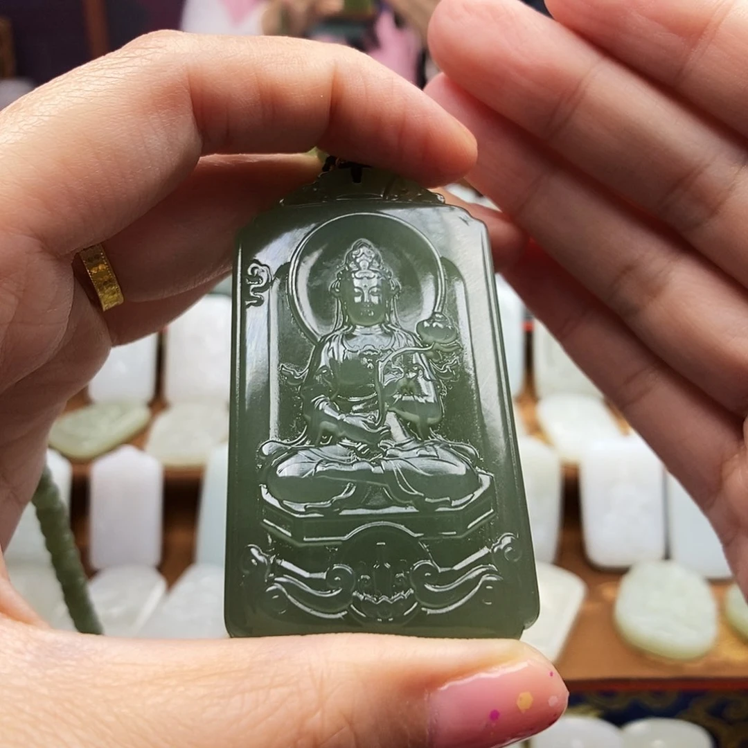 颈饰未镶嵌和田玉幸*妞