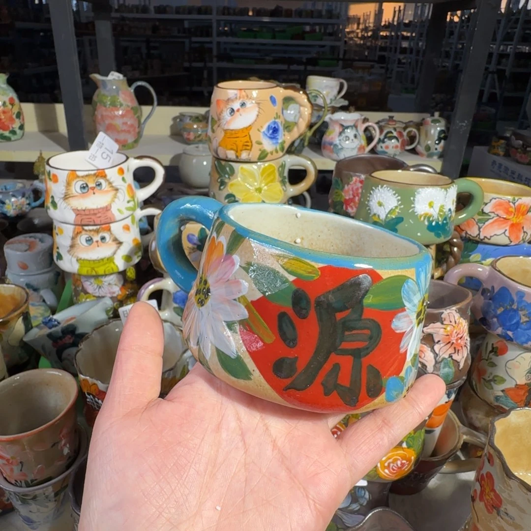 景德镇手工陶瓷釉下彩紫砂正品30