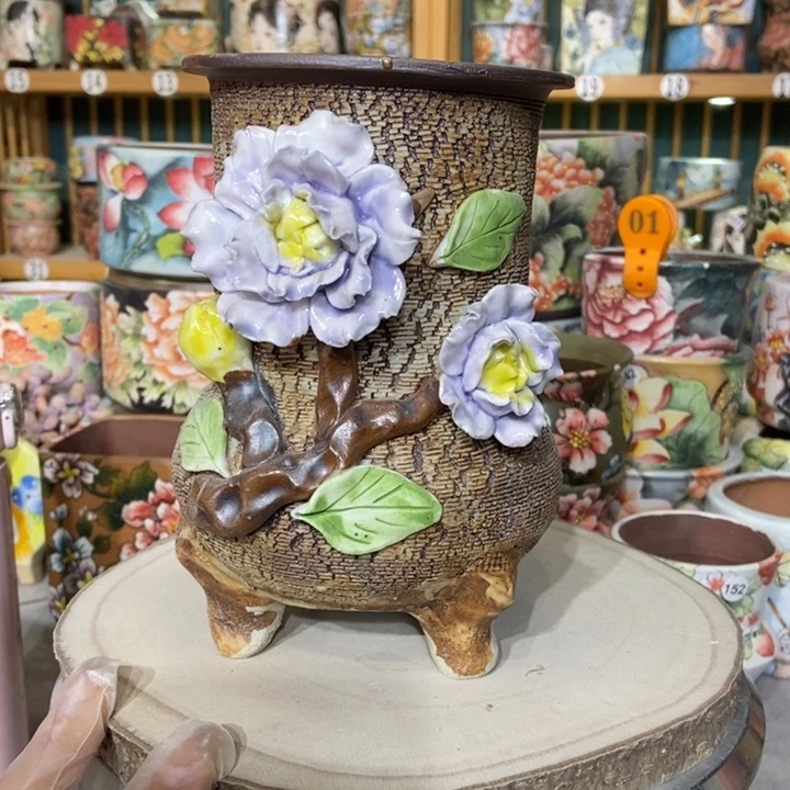 红陶景德镇艺术手绘作品