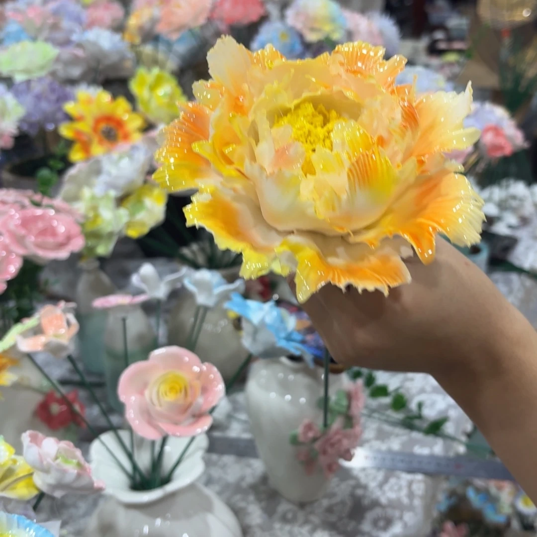 陶瓷花，20发货， 退款拉黑