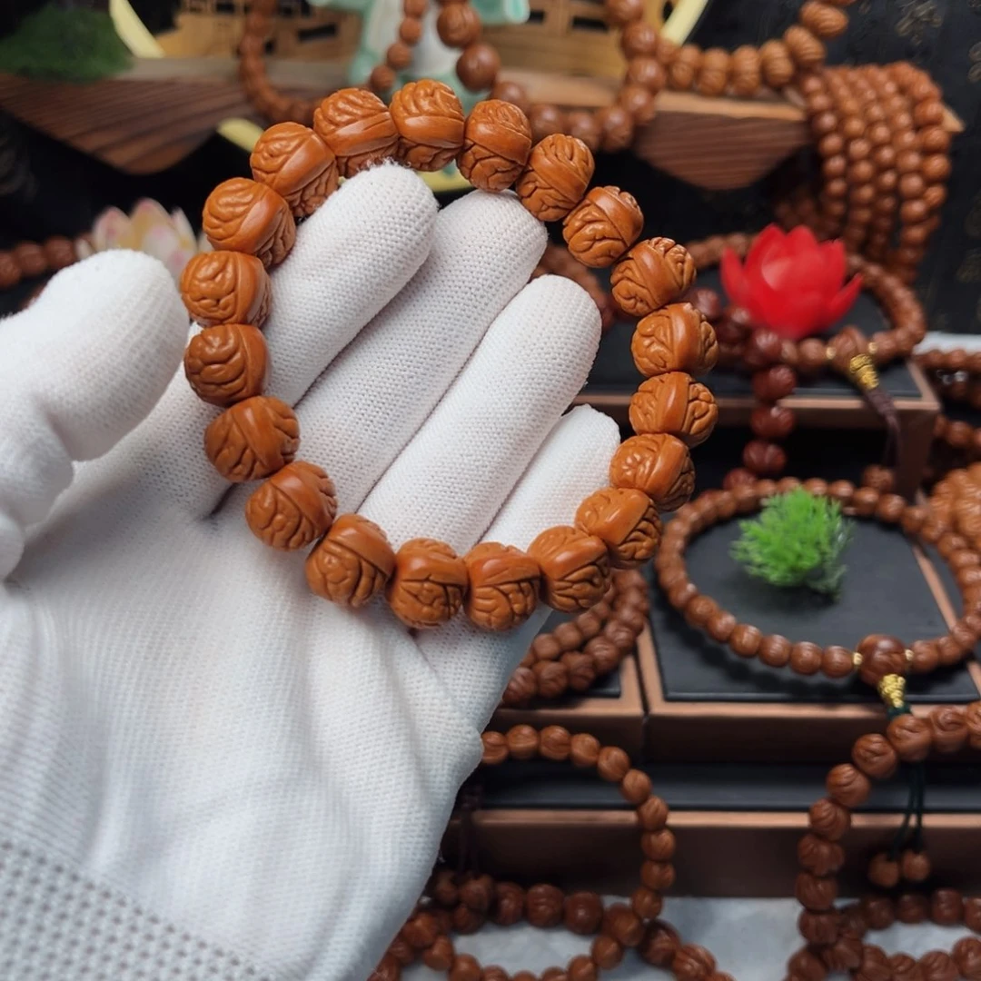 吊坠桃核14荔枝手串