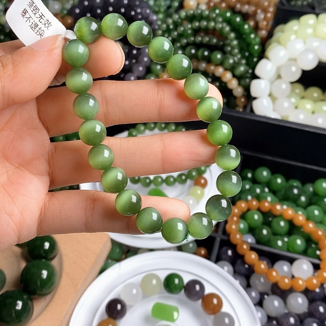 和田玉（碧玉）未镶嵌珠宝半成品