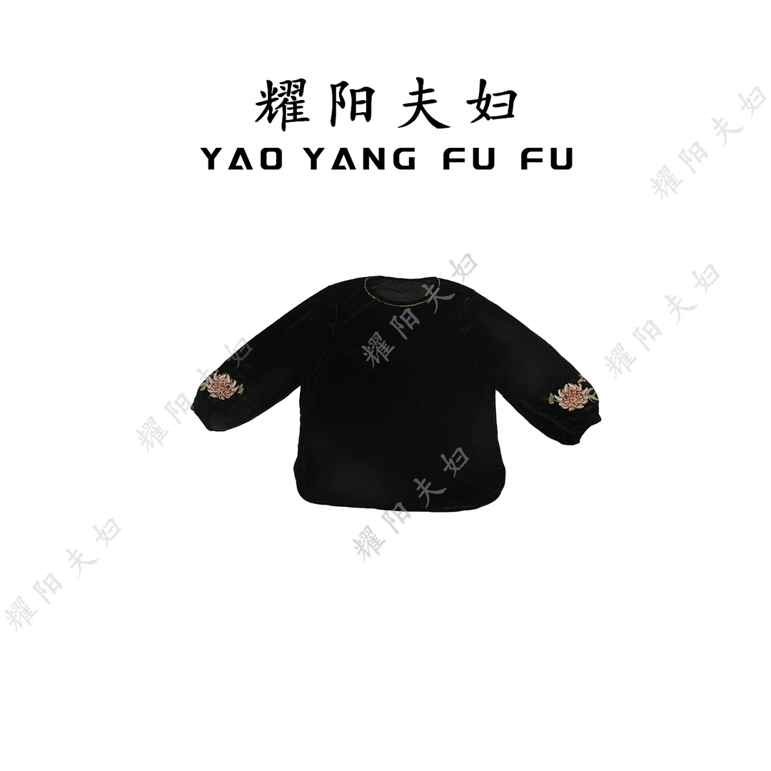 耀阳夫妇【晚蝶】QAX015新中式复古时尚上衣
