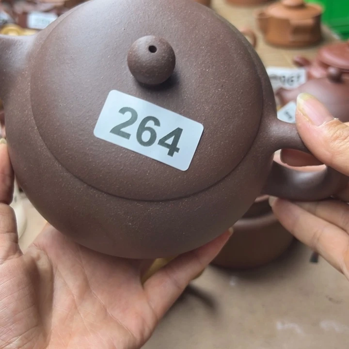 茶壶紫砂紫泥半手650