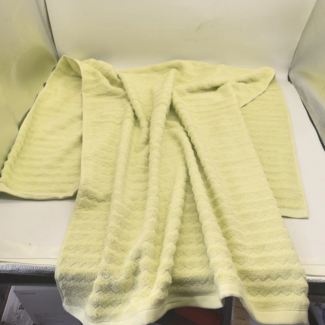 513浴巾70×140cm自然浴巾棉厚款浴巾微瑕