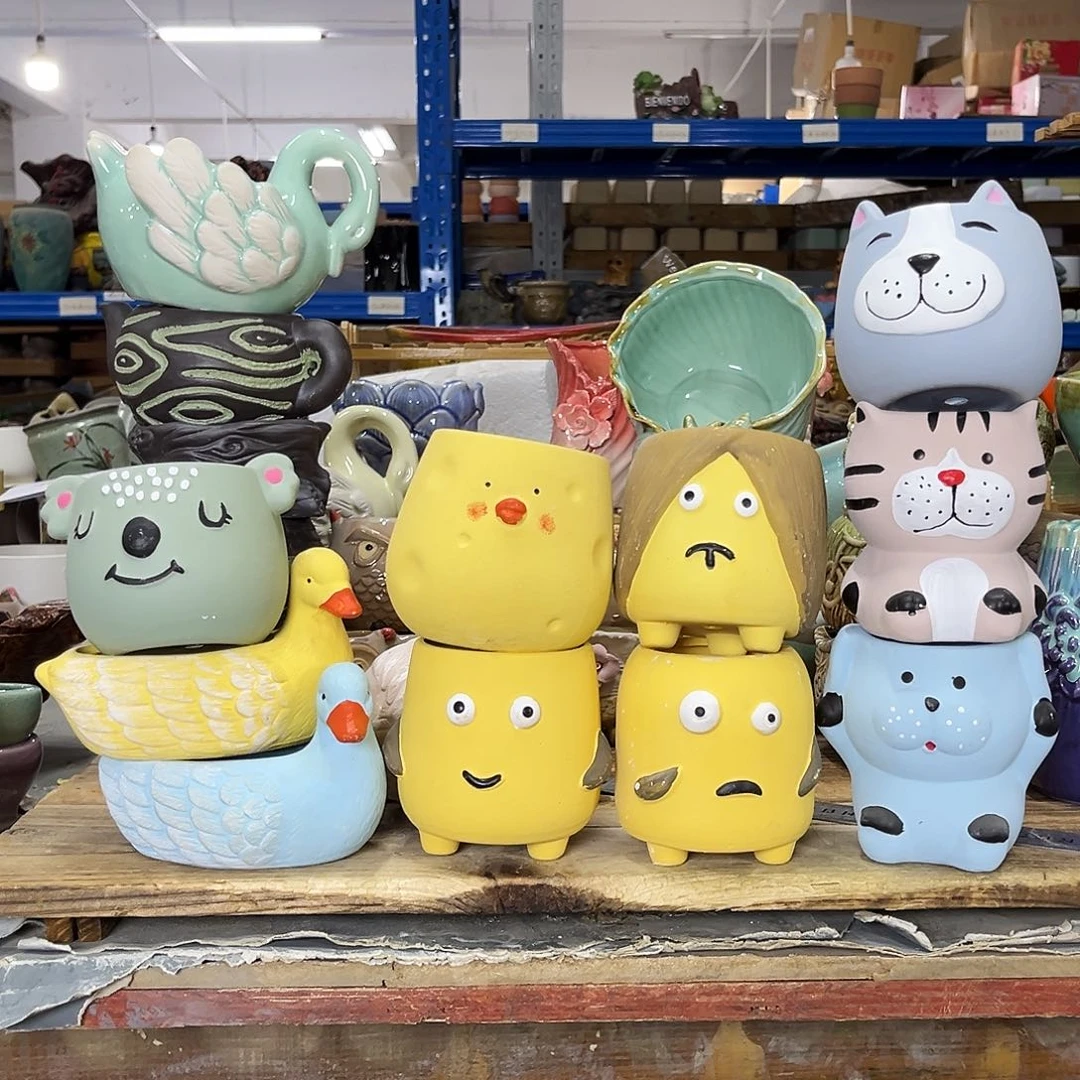 陶瓷花盆特价上新口7-9