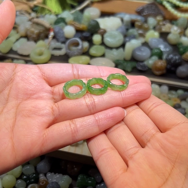 未镶嵌和田玉珠宝半成品168一个多样性发其一