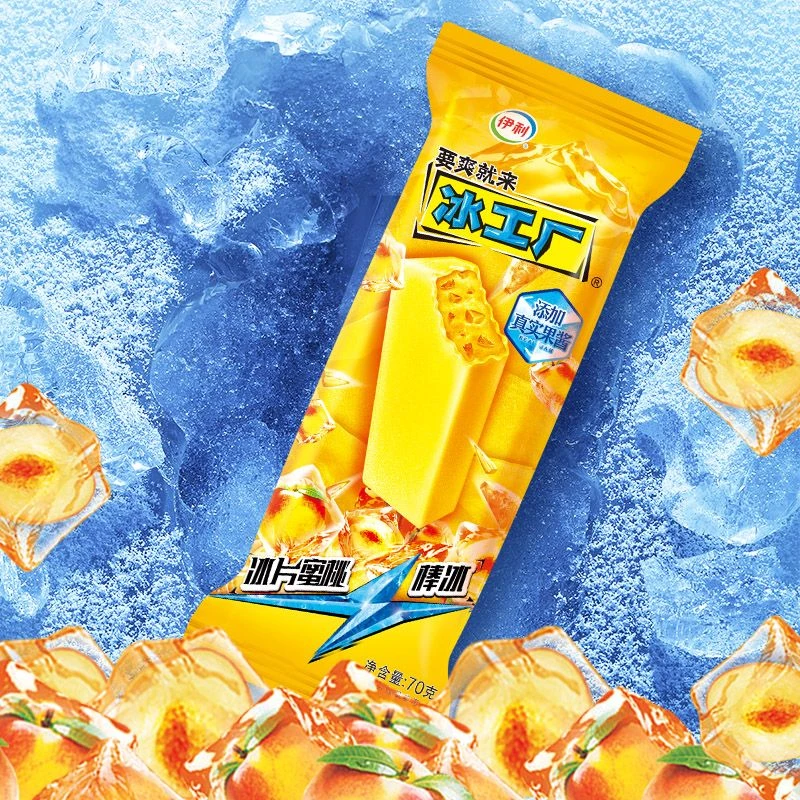 伊利（1支）伊利冰工厂蓝莓蜜桃随机发 70g*7