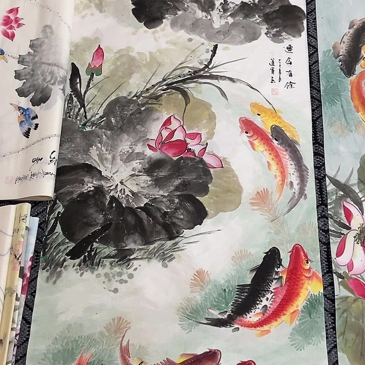 小周画廊的直播间