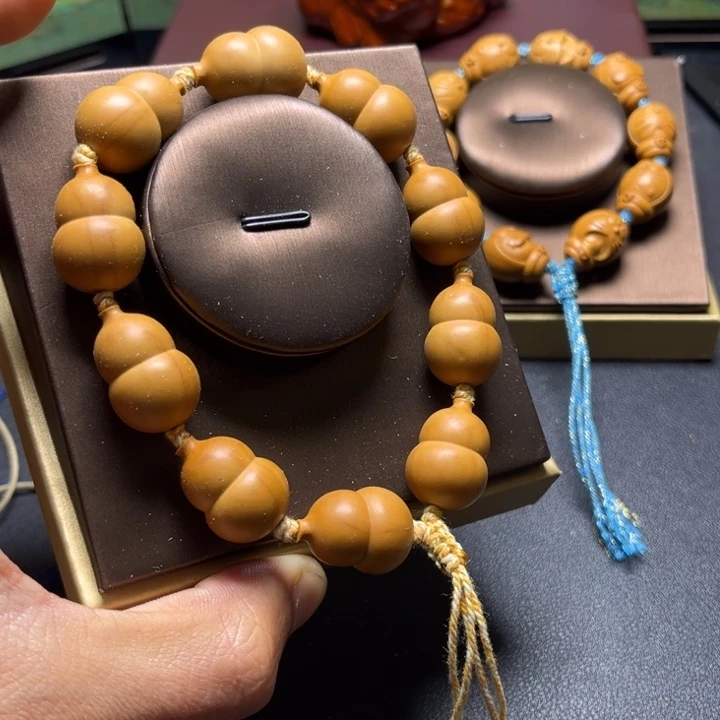 Y****橄榄核手串/手链橄榄核雕葫芦