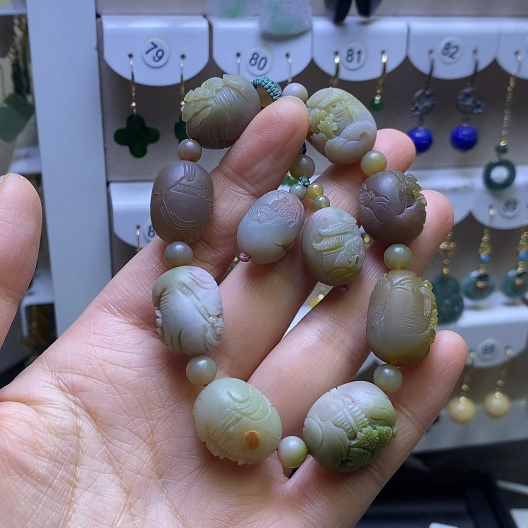 玛瑙/玉髓未镶嵌手链
