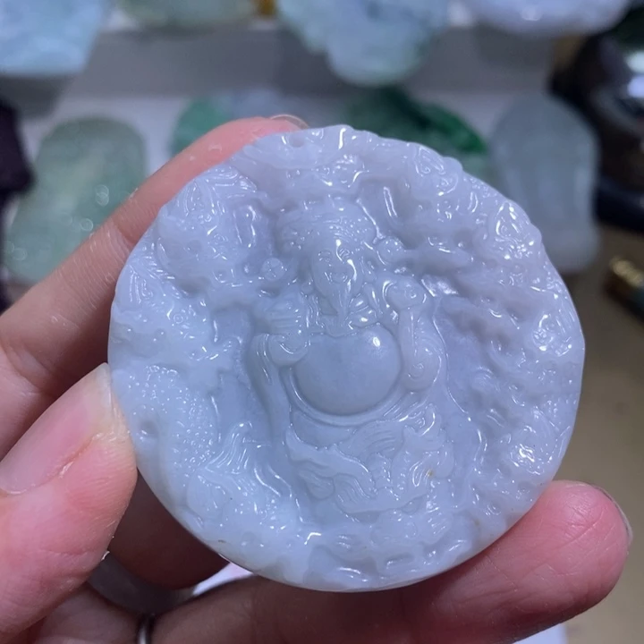 【闪购商品】颈饰未镶嵌翡翠财神