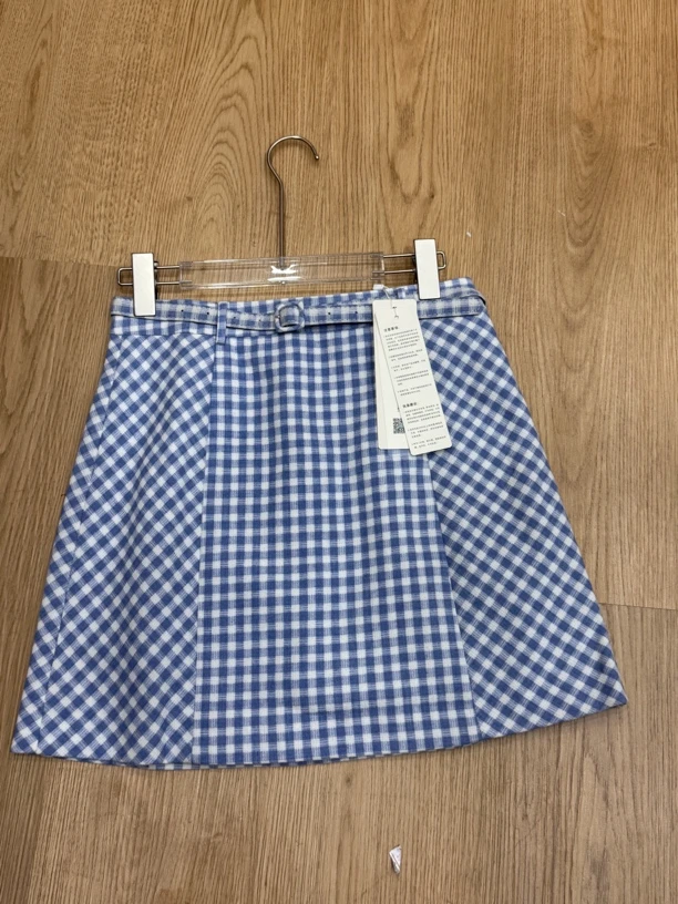 夏季新款A字半身短裙2b4