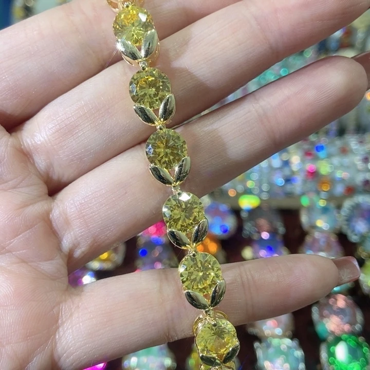66锆石（处理）手链