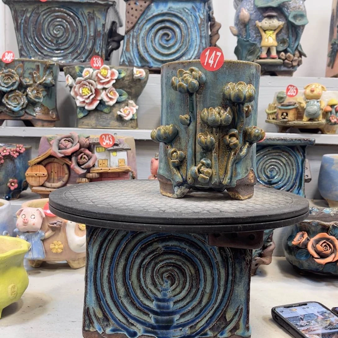 陶瓷微瑕147 号陶然花盆