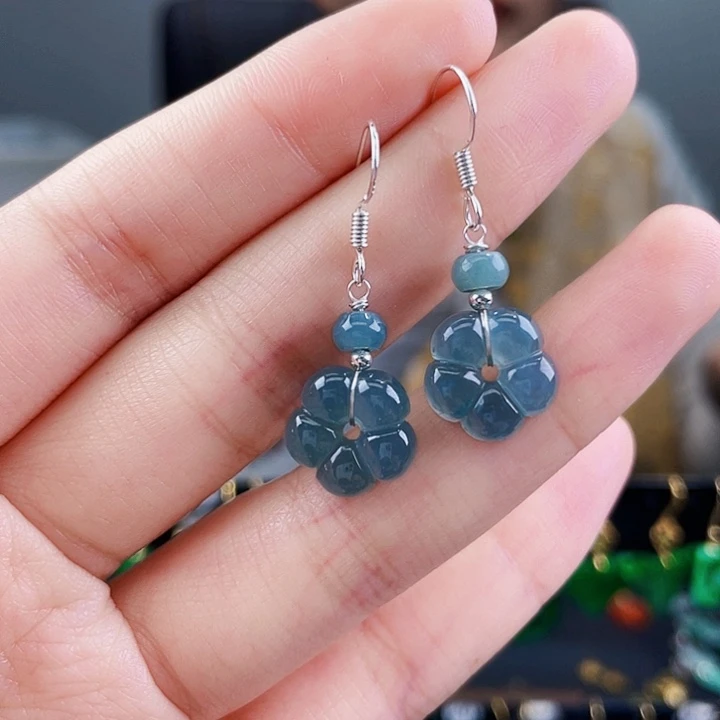 翡翠耳饰未镶嵌饰品