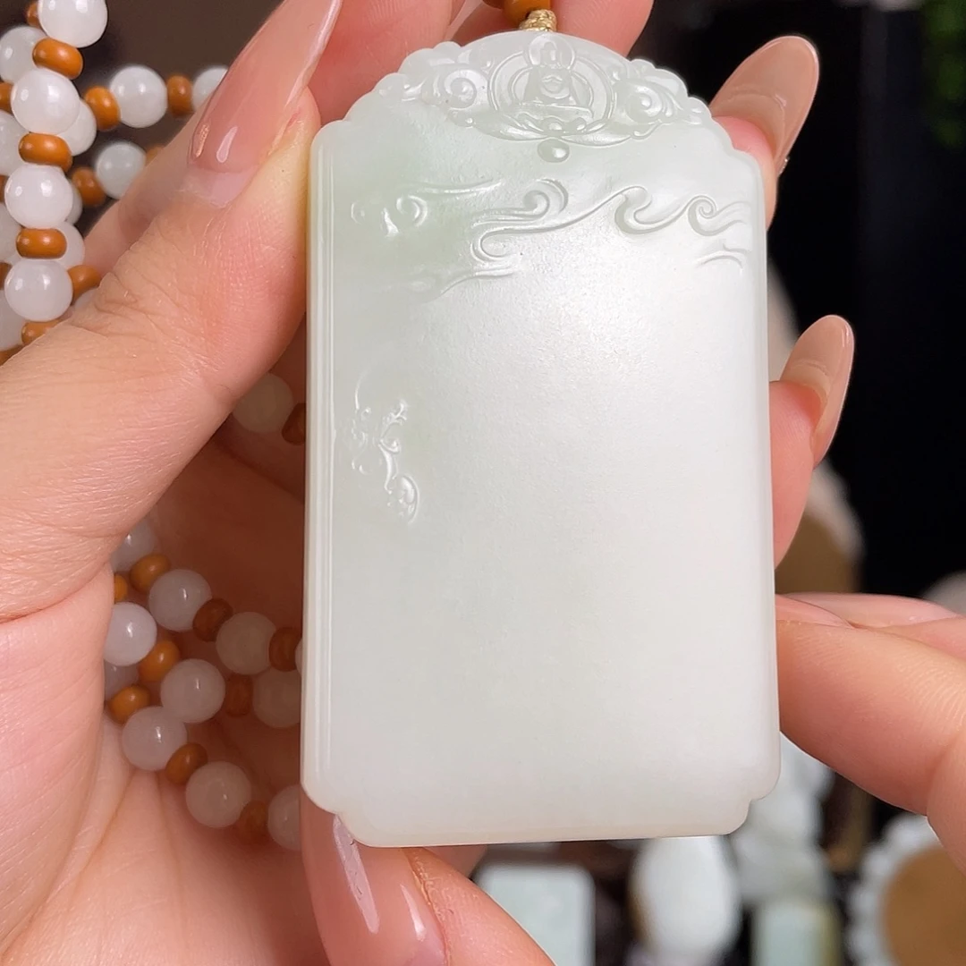 和田玉未镶嵌颈饰定制发货