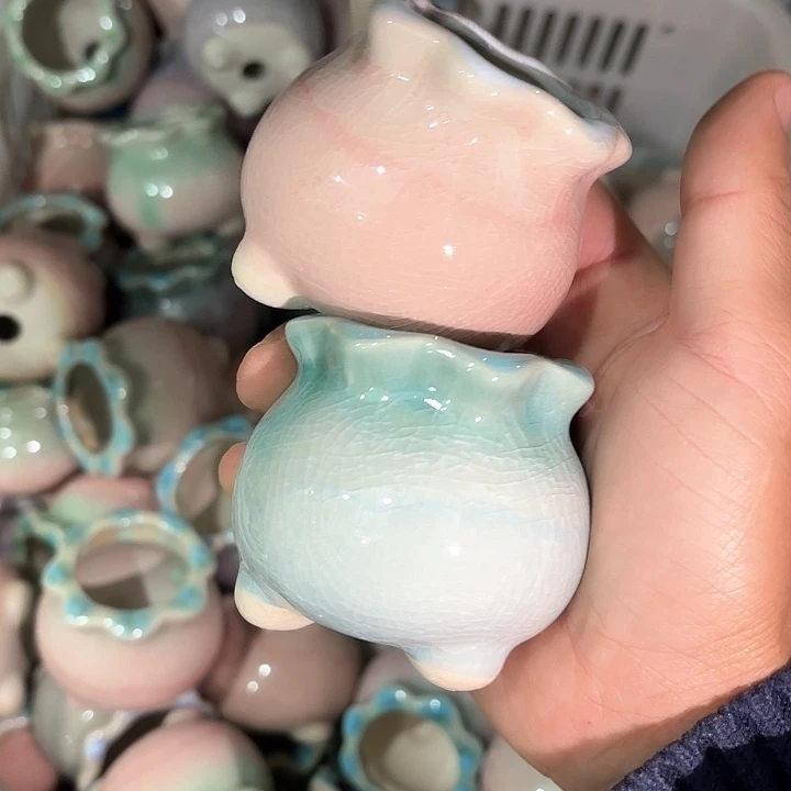 红陶量货｜口4/6高5.5深浅搭配发6