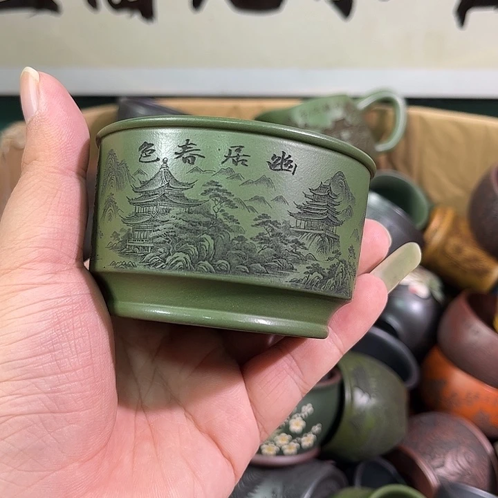 茶杯紫砂全手工紫砂主人杯