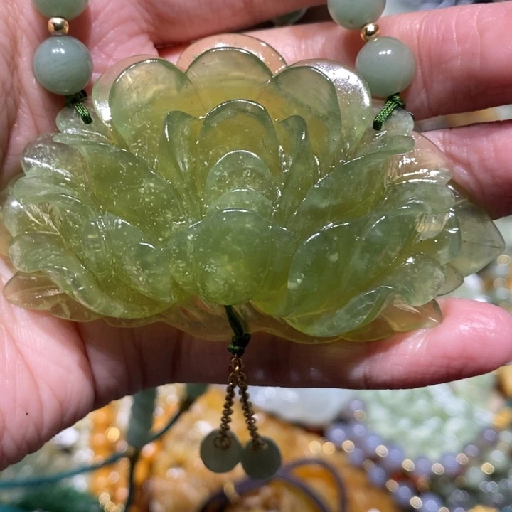 岫玉毛衣链未镶嵌