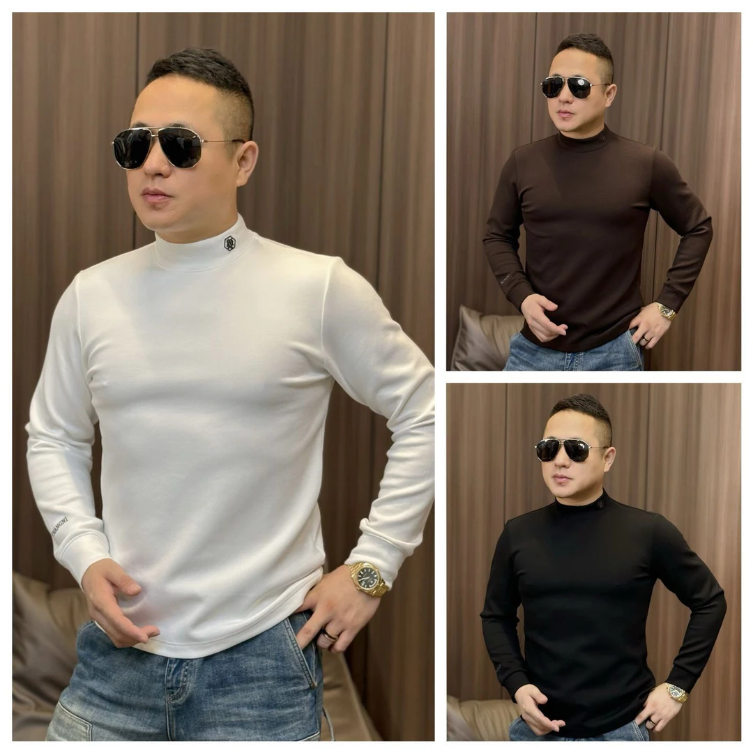 8936孙先生|男款寸领磨毛净版打底衫长袖打底T恤（不退不换）