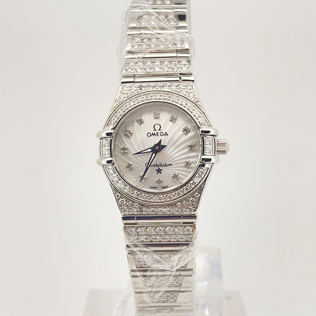 99新 Omega/欧米茄  星座石英腕表22.5mm后钻/公价86999/W12867