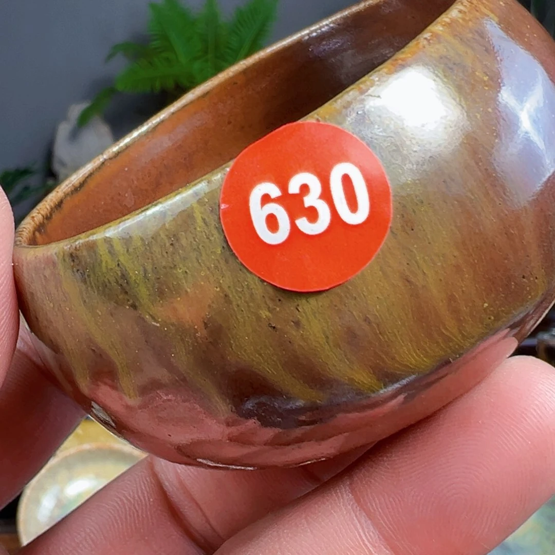 杯开*630号老龙窑柴烧矮禅定杯拍价