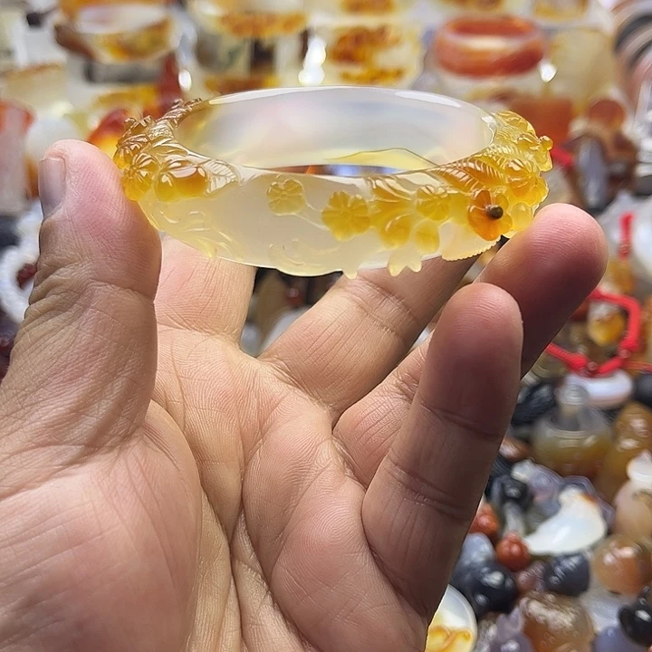 玛瑙/玉髓未镶嵌手镯