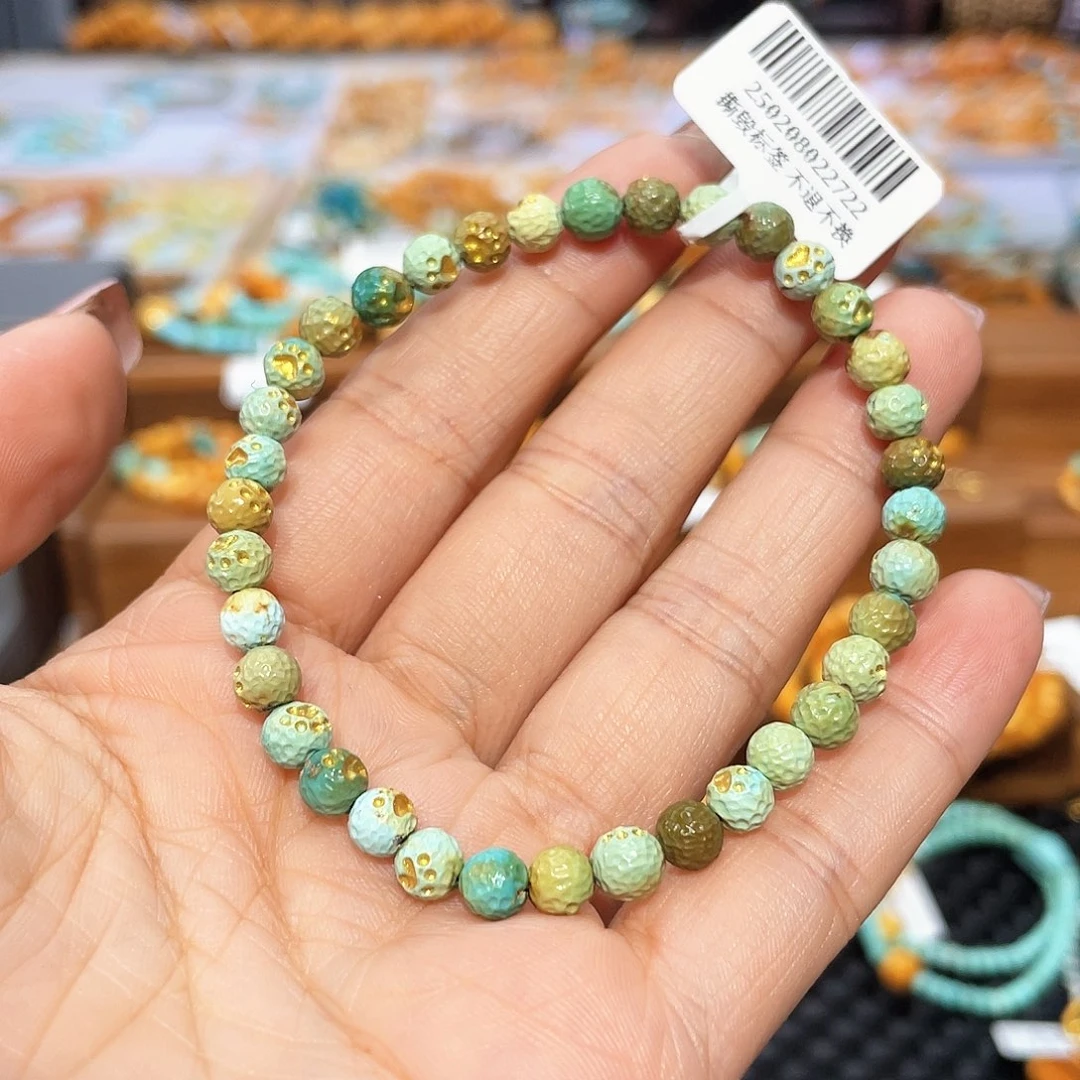绿松石手链未镶嵌手串