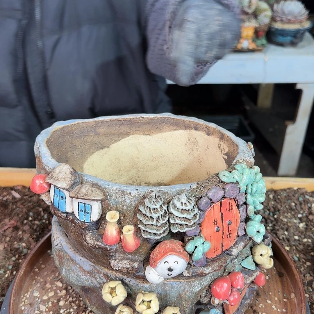 紫*晶紫水晶，盆2个196   瑕盆