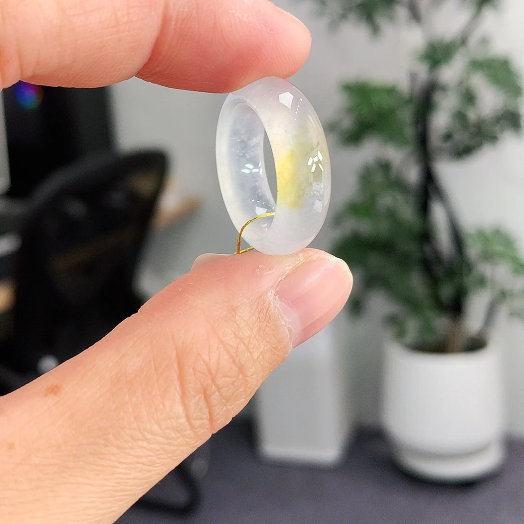 翡翠未镶嵌戒指9号