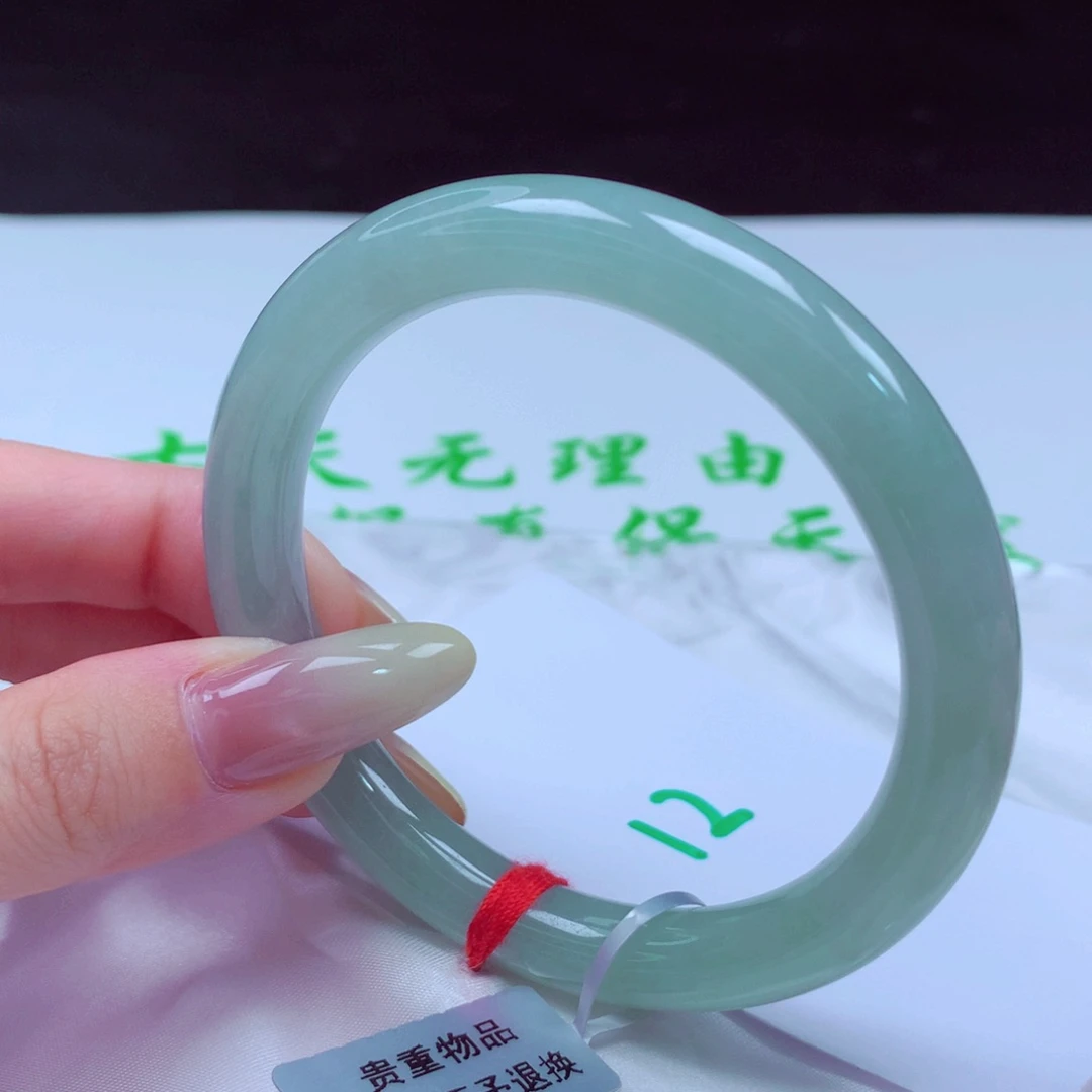 未镶嵌手镯翡翠天然缅甸翡翠A货手镯 12号