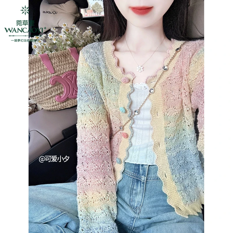 【商场同款】【艺术运动】菀草壹2025春季新款毛衫G20832511