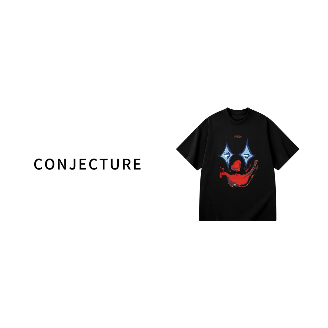 【34号链接-小丑】新奢品仓男女同款简约重磅情侣百搭休闲T恤