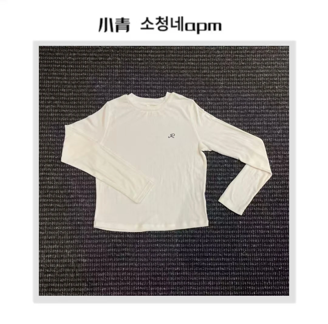 D/胸前小标R字母舒适百搭T恤