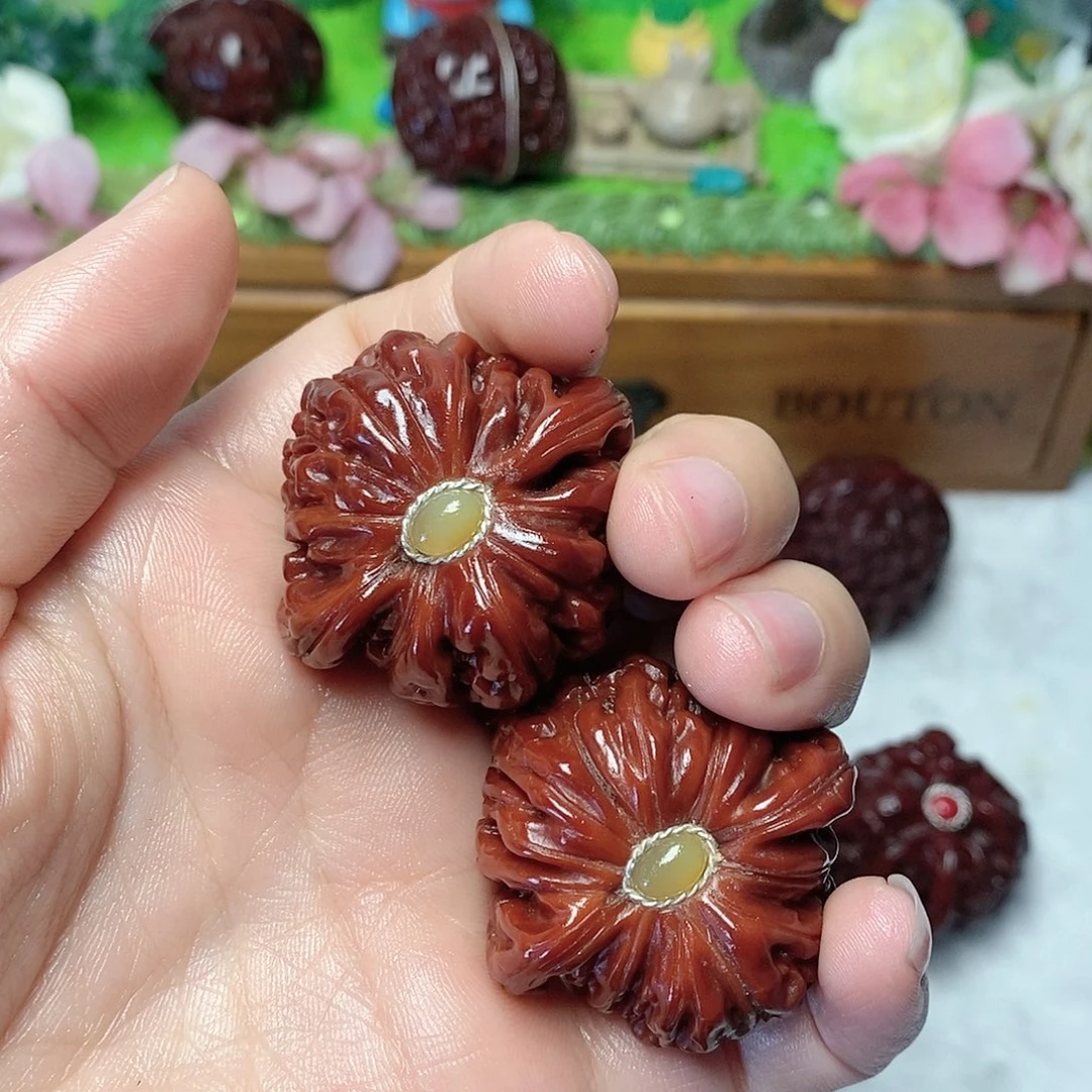 文玩核桃把件四座楼