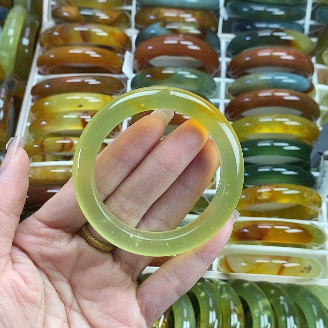 未镶嵌蛇纹石玉手镯52