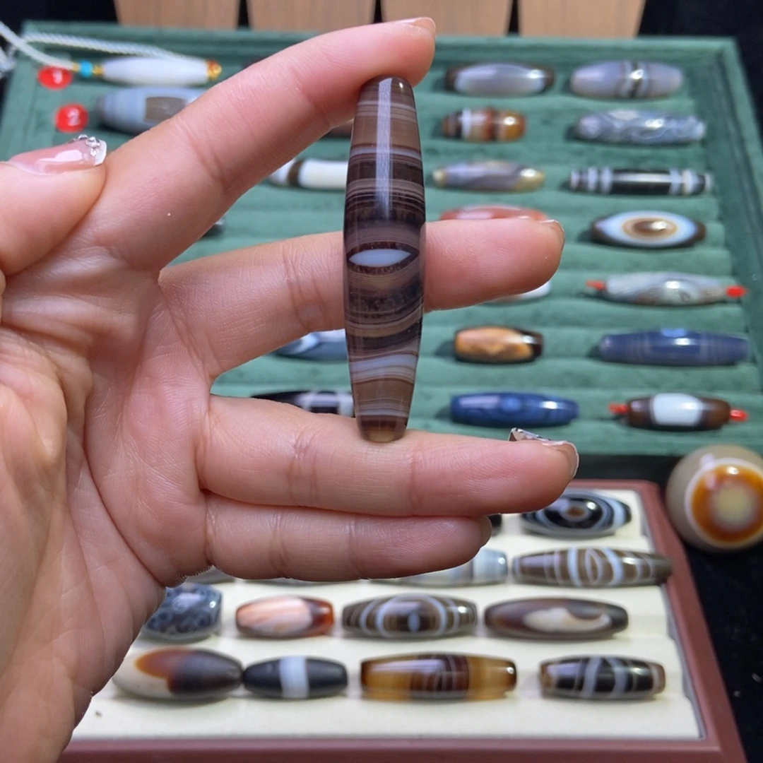 黑***晖玛瑙/玉髓未镶嵌颈饰